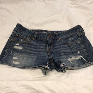 American eagle jean shorts
